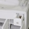 Мебель для ванной Opadiris Лаура 100 белая матовая, с раковиной из литьевого мрамора - 6