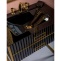 Тумба под раковину моноблок Boheme Armadi Art Monaco 80 черный глянец - золото 866-080-BG - 3