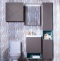 Мебель для ванной Бриклаер Кристалл 50 софт графит - 2