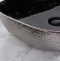 Раковина накладная CeramaLux NC 46 см черный/серебро  D1333H020 - 4
