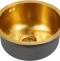 Мойка кухонная Paulmark Werra 46 брашированное золото PM404646-BG - 1