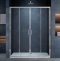 Душевая дверь в нишу Vincea Alpha VDS-3AL2160CL 160 см, стекло прозрачное, хром - 1