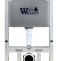 Система инсталляции WeltWasser WW AMBERG 506 ST WT с кнопкой смыва белый  10000008230 - 0