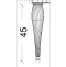 Ножки для тумбы Boheme Armadi Art Vallessi Avangarde Spirale 45 белый 848-W-45 - 5
