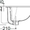 KERASAN Retro Раковина встраиваемая 620х455мм , 3 отв. под смеситель, цвет белый 103001*3 - 4