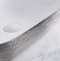 Раковина накладная CeramaLux NC 46 см белый/серебро  D1333H131 - 2