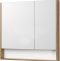 Зеркало-шкаф Aquaton Сканди 90 белый - светлое дерево 1A252302SDZ90 - 0