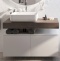 Мебель для ванной STWORKI Ольборг 100 столешница дуб карпентер, без отверстий, 2 тумбы 50, с раковиной STWORKI Soul 1 белой 489290 - 3