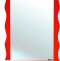 Зеркало Bellezza Мари Волна 80 красное 4612913290186 - 0