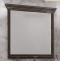 Зеркало Opadiris Риспекто 95 без отверстий под светильники темное дерево  00-00003401 - 0