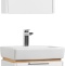 Мебель для ванной STWORKI Дублин 50 белая, в скандинавском стиле, с подсветкой 406298 - 5