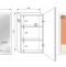 Зеркало-шкаф Style Line Квартет 50х80 с подсветкой  СС-00002382 - 1