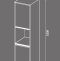 Комплект мебели Sanvit Контур 100 белый глянец - светлое дерево - 8