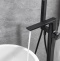 Смеситель напольный Allen Brau Infinity для ванны с душем черный матовый 5.21009-31 - 4