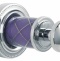 Крючок Boheme Murano хром с фиолетовым 10906-V-CR - 0