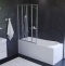 Комплект акриловой ванны со шторкой и душевой системой AM.PM Like 170x70 белая W80ASET-170AC - 2
