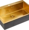 Мойка кухонная Paulmark Saar 75 брашированное золото PM807551-BG - 1