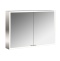 Emco Asis prime Зеркальный шкаф 1000х152хh700мм, навесной, 2 дверки, 2 стекл.полки LED-подсветка сенсорн., розетка, боковые панели зеркало 9497 060 83 - 0