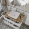 Мебель для ванной STWORKI Берген 100 белая со светлой столешницей, раковина Soul 1 549587 - 5