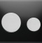 Кнопка смыва TECE Loop 9240655 черное стекло, кнопка хром матовый - 0