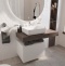 Мебель для ванной STWORKI Ольборг 100 столешница дуб карпентер, без отверстий, с тумбой 60, с раковиной STWORKI Soul 1 белой 489322 - 4