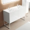 Комплект мебели SanVit Лира 120 двойная белый глянец - 2
