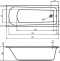 Акриловая ванна Riho Orion 170 BC0100500000000 - 1