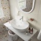Мебель для ванной DIWO Элиста 100 белый мрамор, с раковиной Самара 0116 555941 - 1