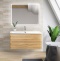 Мебель для ванной BelBagno Albano 80 подвесная, rovere rustico - 0