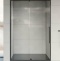 Душевая дверь Vincea Arno 120 черная стекло прозрачное VPS-1A120CLB - 0