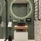 Мебель для ванной STWORKI Ольборг 60 столешница дуб французский, без отверстий, с тумбой 60, с раковиной BOCCHI Vessel черной 482678 - 0