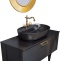 Мебель для ванной Armadi Art Vallessi Avangarde Linea 100 черная, с накладной раковиной - 0