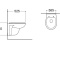 AQ1170-00 КАИР Унитаз подвесной безободковый 525*365*380мм, тонкое сиденье с механизмом плавного закрывания, крепеж - 1