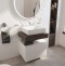 Мебель для ванной STWORKI Ольборг 60 столешница дуб карпентер, без отверстий, с тумбой 60, с раковиной STWORKI Soul 1 белой 489241 - 4