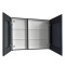 Зеркало-шкаф с подсветкой ART&MAX TECHNO AM-Tec-1000-800-2D-F-Nero - 2