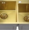Мойка кухонная Melana S7843HG золото - 0