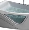 Акриловая ванна Gemy 170х130 с гидромассажем  G9056 B L - 0
