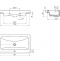 Мебельная раковина Misty Moduo 80 белая глянцевая S-UM-MOD80/1 - 1