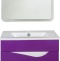 Тумба для комплекта Bellezza Эйфория 60 фиолетовая для раковины Квадро 4639109000411 - 1