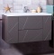 Мебель для ванной Бриклаер Кристалл 90 софт графит - 1