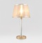 Настольная лампа декоративная Eurosvet Alcamo 01075/1 перламутровое золото - 0