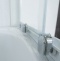 Душевой уголок Royal Bath BK 100х100 с поддоном профиль белый стекло прозрачное RB100BK-T - 4