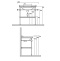 Kerasan Waldorf Металлическая структура для раковины 80см, со стеклянной полочкой, цвет хром (из 2-х коробок: арт. 919790+920290 и 920001) 9197K1cr - 1