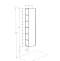 Комплект мебели Aquaton Сканди Doors 55 Белый глянец Дуб рустикальный - 15