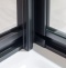 Душевой уголок Vincea Stile 90х90 L профиль черный стекло прозрачное VSS2-2ST9090CLB-L - 6