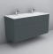 Мебель для ванной Am.Pm Inspire V2.0 120 графит матовый - 1