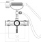 Гигиенический душ Zorg Antic A 122 BD-BR со смесителем, настенный держатель - 1