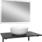 Мебель для ванной DIWO Элиста 80 чёрный мрамор, с раковиной Moduo 40 RING 555116 - 3