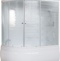 Душевой бокс Royal Bath ALP 150х100 R профиль белый стекло матовое с гидромассажем  RB150ALP-С R - 0