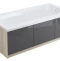 Акриловая ванна Cersanit Smart 170х80 белая левая WP-SMART*170-L - 1